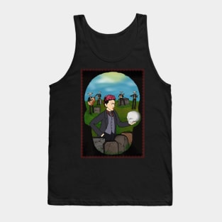 Frida and the Mariachi Band (with Border) Tank Top